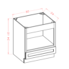 Base Microwave Shaker Antique White