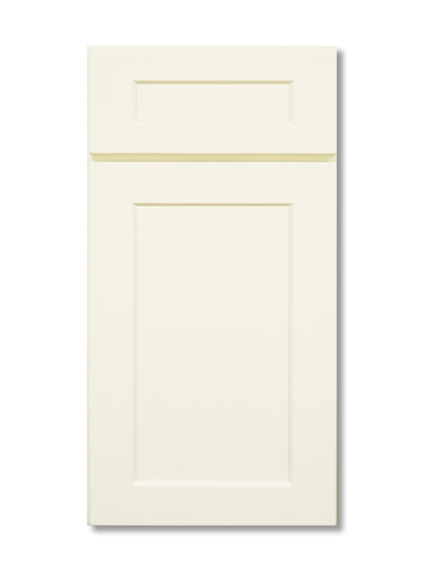 Finished Veneer Panel Shaker Antique White