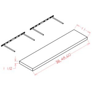 Floating Shelves Oxford Sage