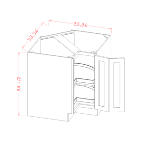 Lazy Susan Base Oxford Sage