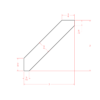 Large Angle Crown Moulding Oxford Sage
