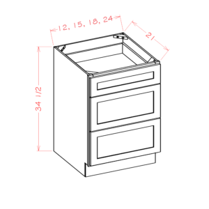 Vanity Drawer Base Oxford Sage